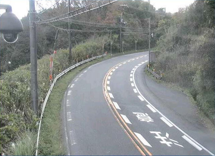 道路の危険箇所監視のデータ放送画面